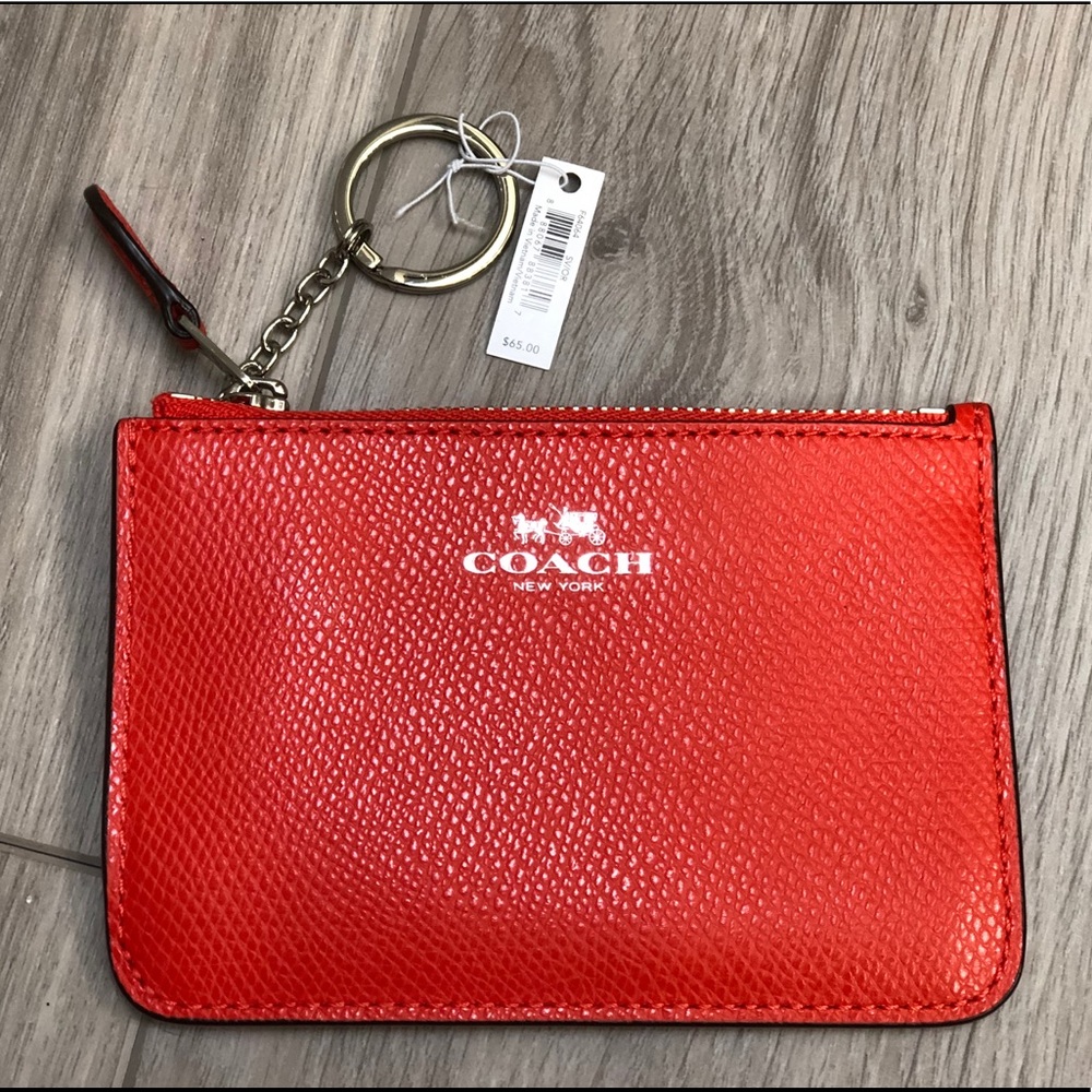 Authentic Coach coin/key pouch